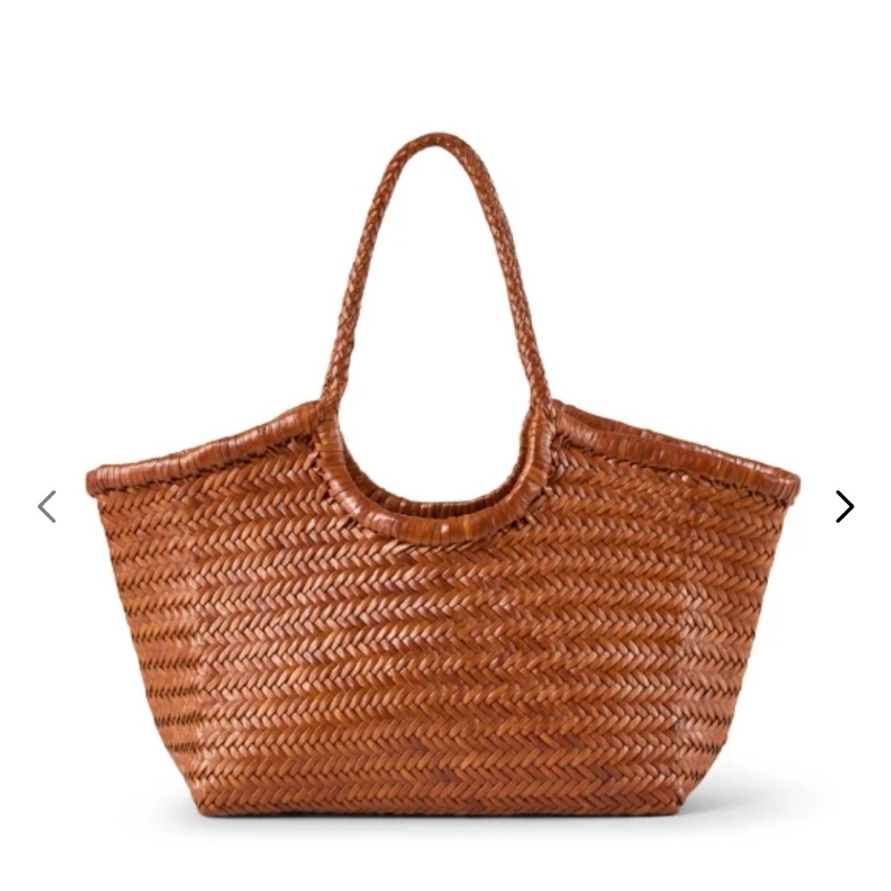 Dragon Diffusion Nantucket Tan Woven Leather Bag